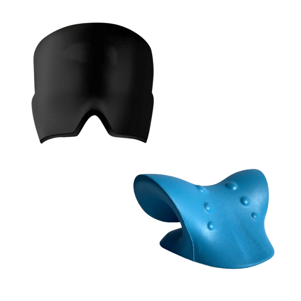 Traction Pillow and Migraine Relief Bundle