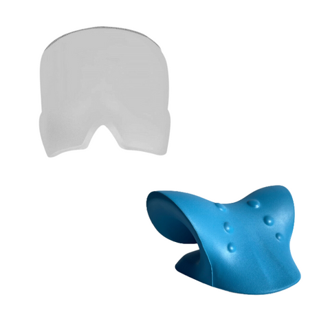 Traction Pillow and Migraine Relief Bundle